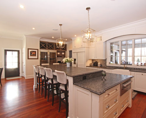 luxury kitchen in custom home