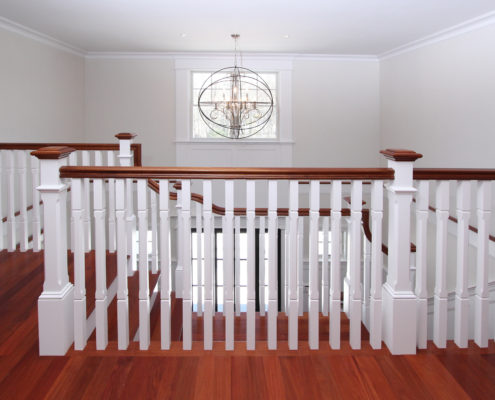 entry staircase MA custom home