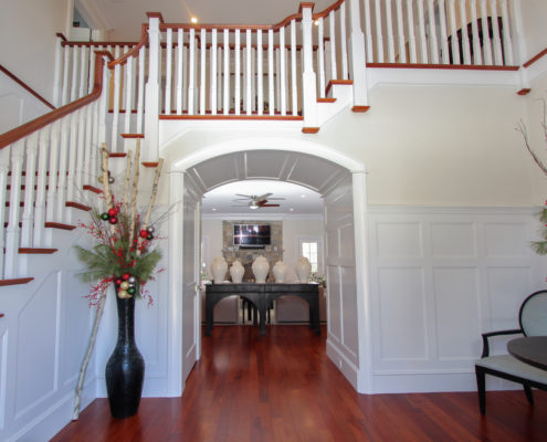 custom home staircase Westford MA